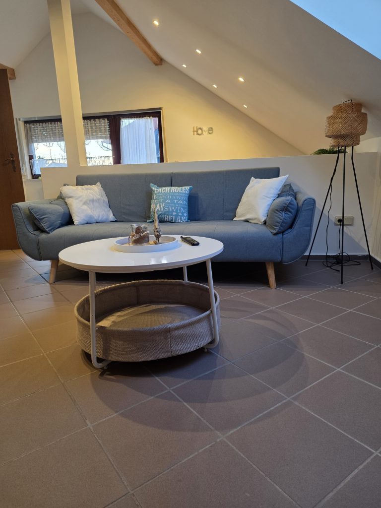 Wohnbereich der Ferienwohnung Heimathafen in Überherrn